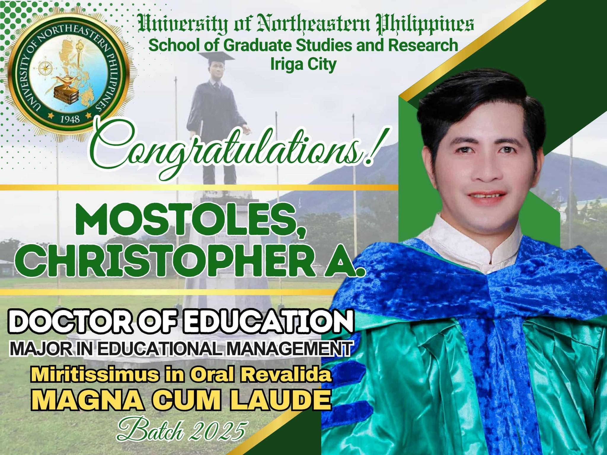 Congratulations, Sir/Doc.... - DepEd Tayo Tabason ES 109228 | Facebook