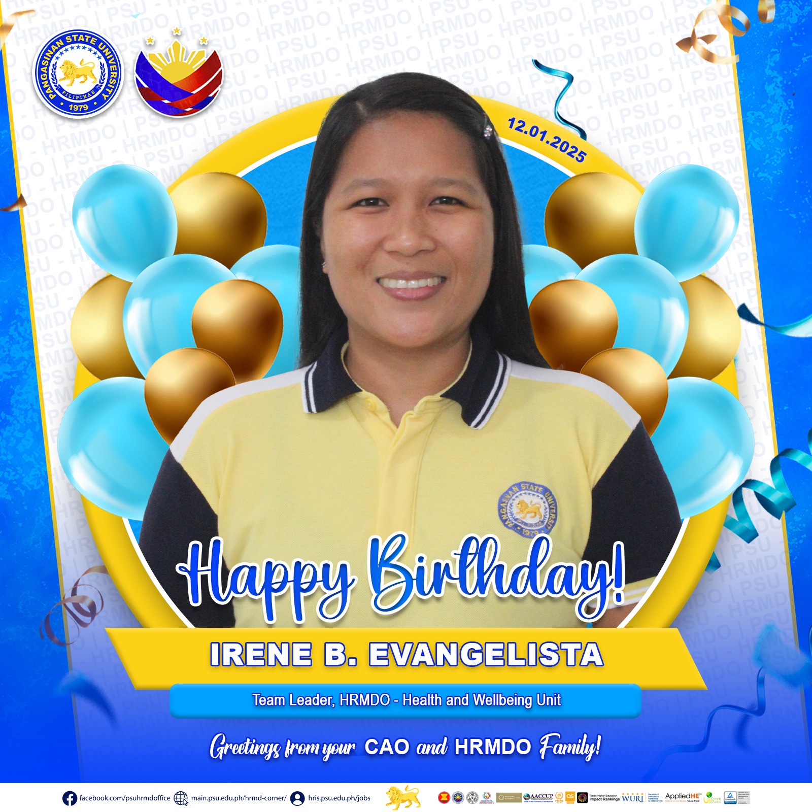 𝐀𝐧𝐨𝐭𝐡𝐞𝐫 𝐲𝐞𝐚𝐫 𝐭𝐨 𝐜𝐞𝐥𝐞𝐛𝐫𝐚𝐭𝐞 𝐚𝐧𝐝 𝐜𝐡𝐞𝐫𝐢𝐬𝐡! Your HRMDO family celebrates you ...
