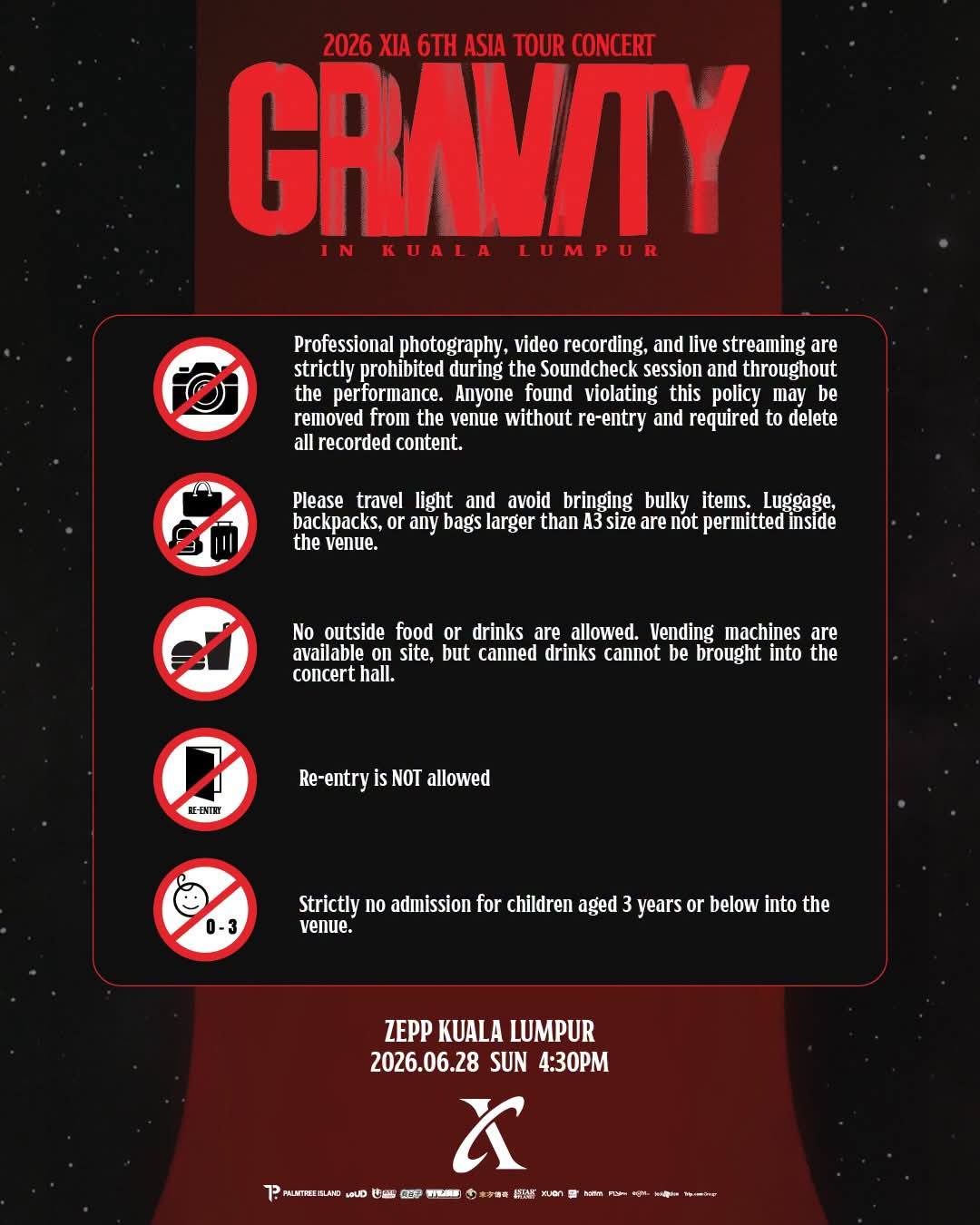 INFO] 2026 XIA 6TH ASIA TOUR CONCERT 'GRAVITY' IN KUALA LUMPUR