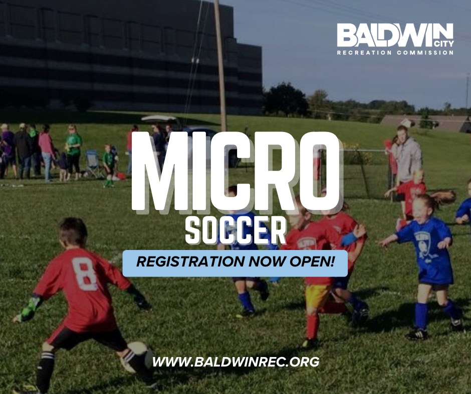 Baldwin - Micro Soccer registration is OPEN for Spring 2026! For ages 2 ...