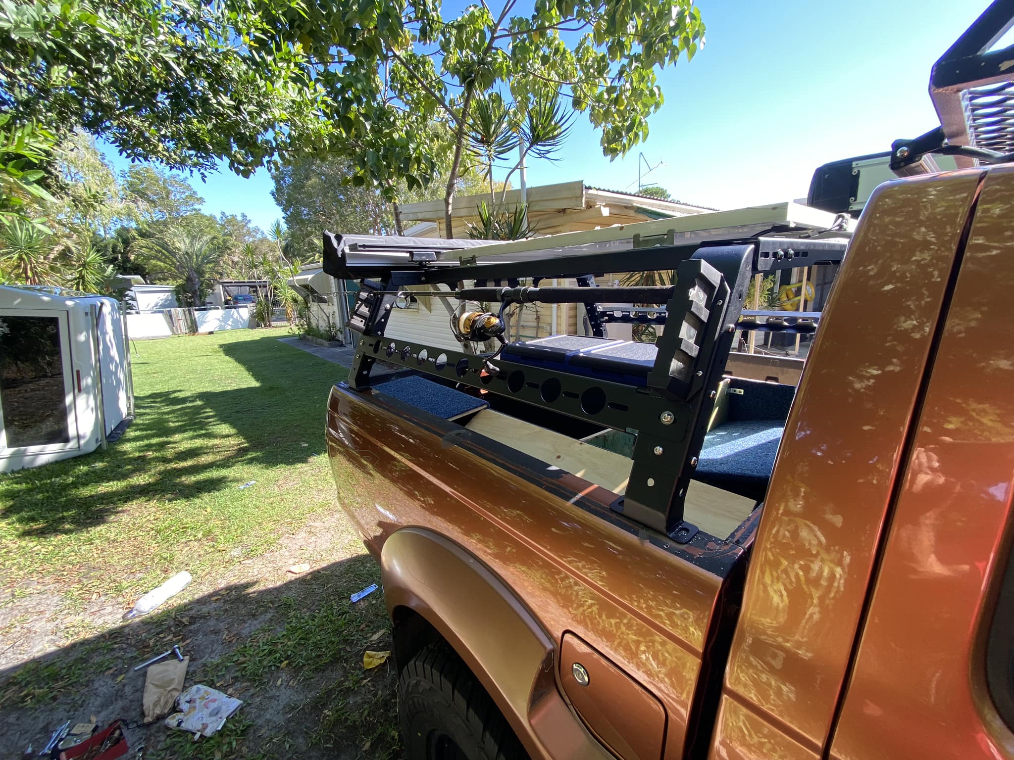 ute fishing rod holder Mate for Utes and off/on Road Vehicles Flexible Mounting Orientation Supports vertical or horizontal mounting to suit different setups and access needs Hey all! Just curious on