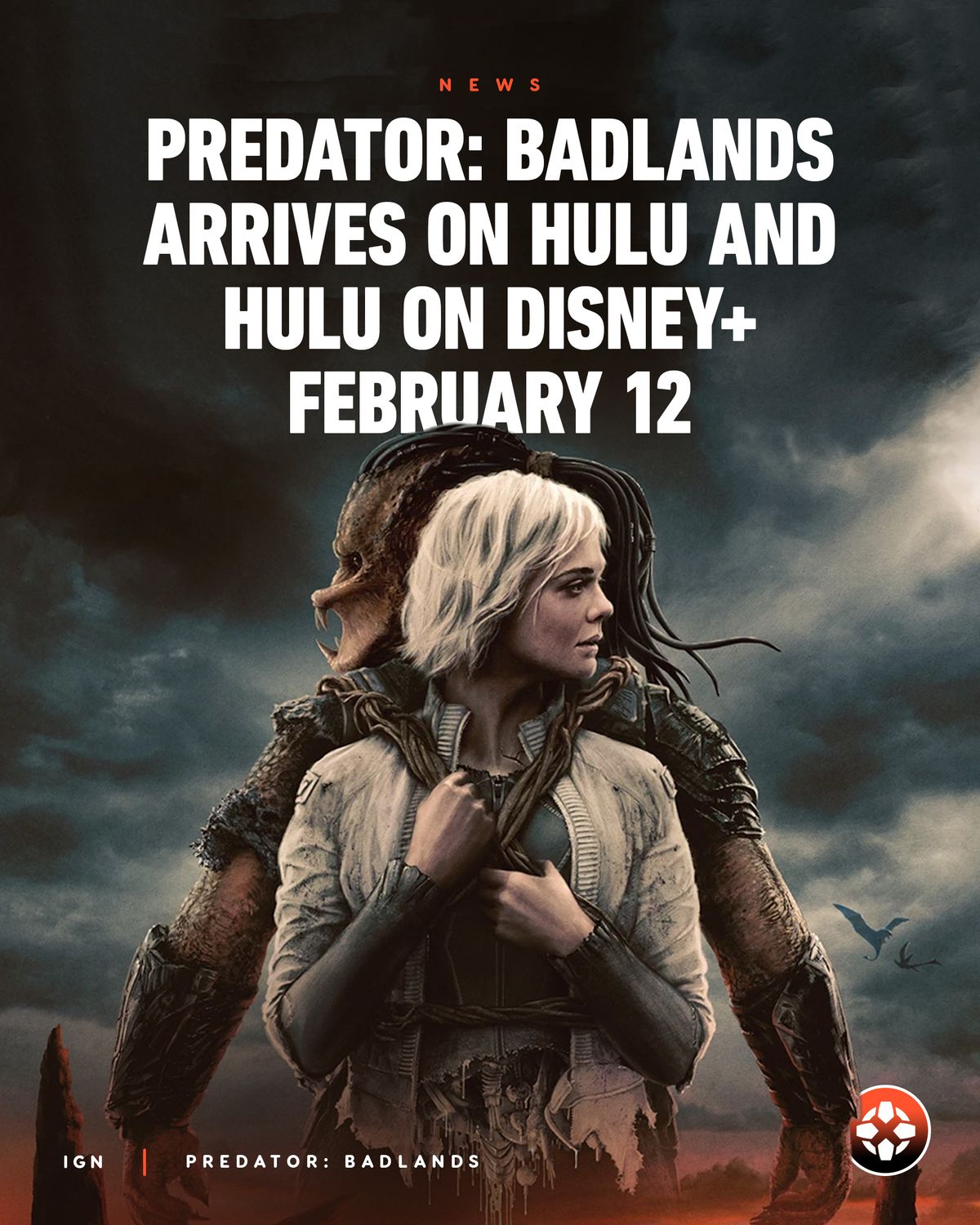 IGN - The hunt comes home when Predator: Badlands lands on Hulu and ...