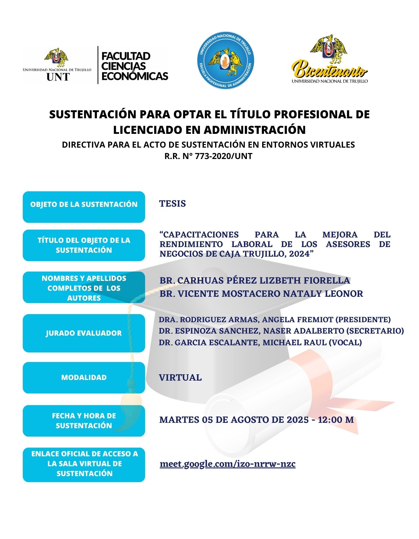 Escuela... - Escuela Profesional de Administracion UNT
