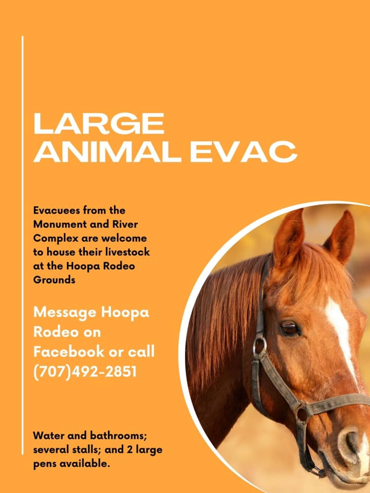 Hoopa Rodeo - We are prepared to accept large animals... | Facebook