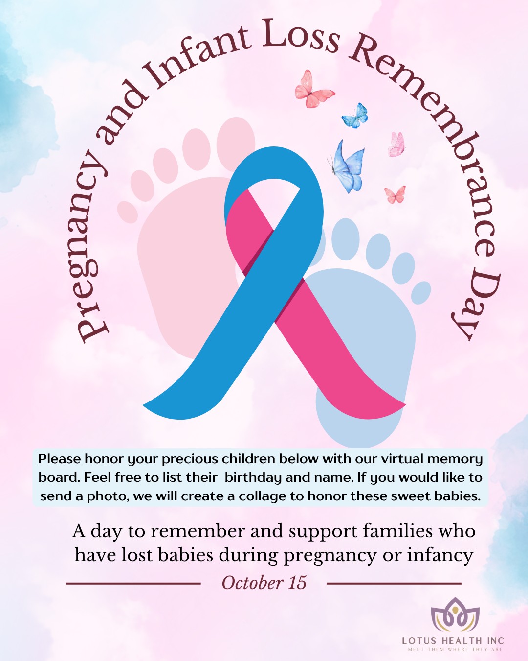 A Day of Remembrance - Pregnancy and Infant Loss