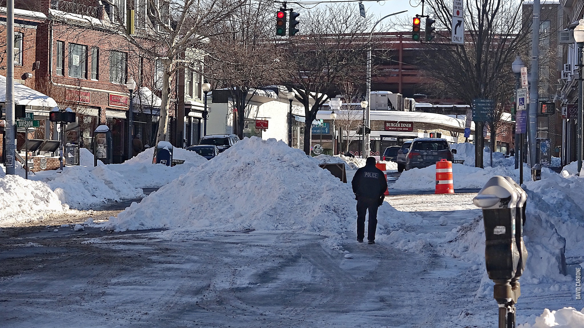 Peekskill - Snow piled up on Central Ave - 1 | Facebook