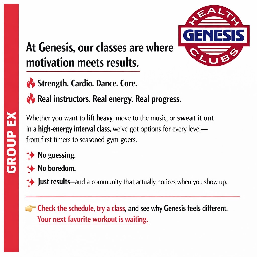 Genesis Health Clubs (HICKMAN ROAD)... - Genesis Health Clubs