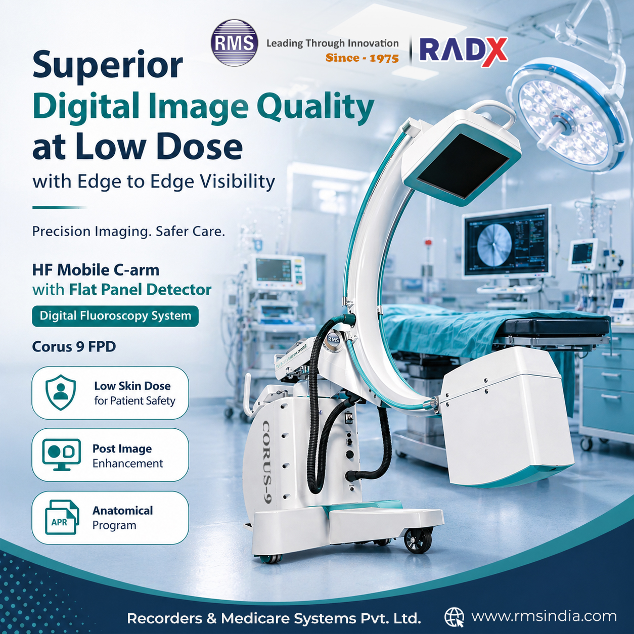 Superior Digital Image Quality at Low Dose Upgrade your imaging
