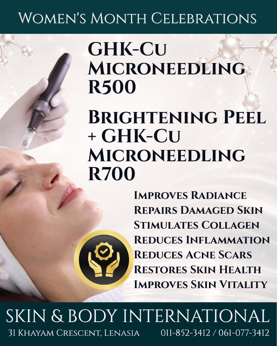 ghk cu micro needling Your skin doesn't need more products. It needs repair at a cellular level. Introducing GHK-Cu — the gold-standard copper peptide designed to activate your skin's natural regeneration process. This is where real Cutaneous lesions and vitamin