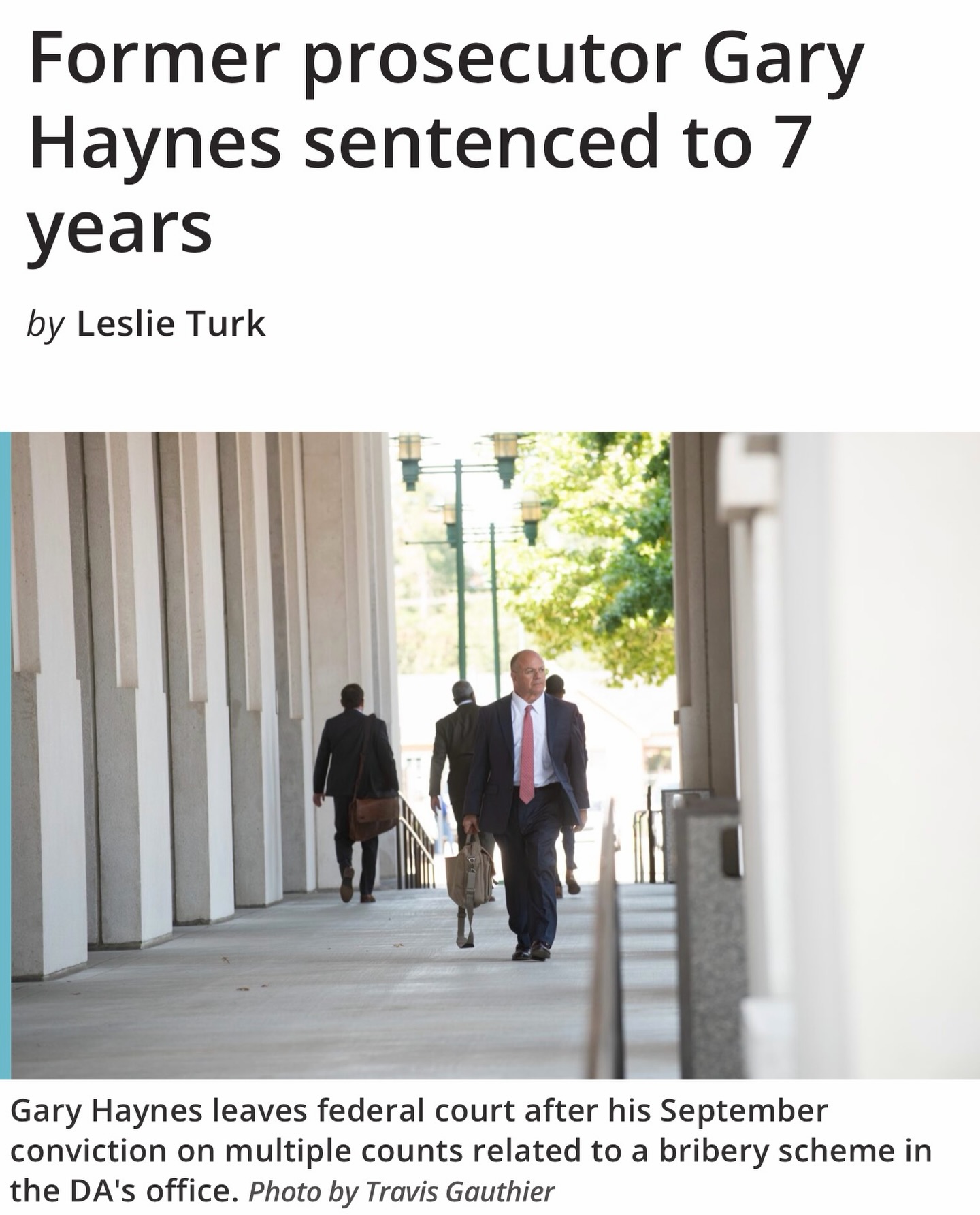 The Current - Former prosecutor Gary Haynes, convicted in... | Facebook
