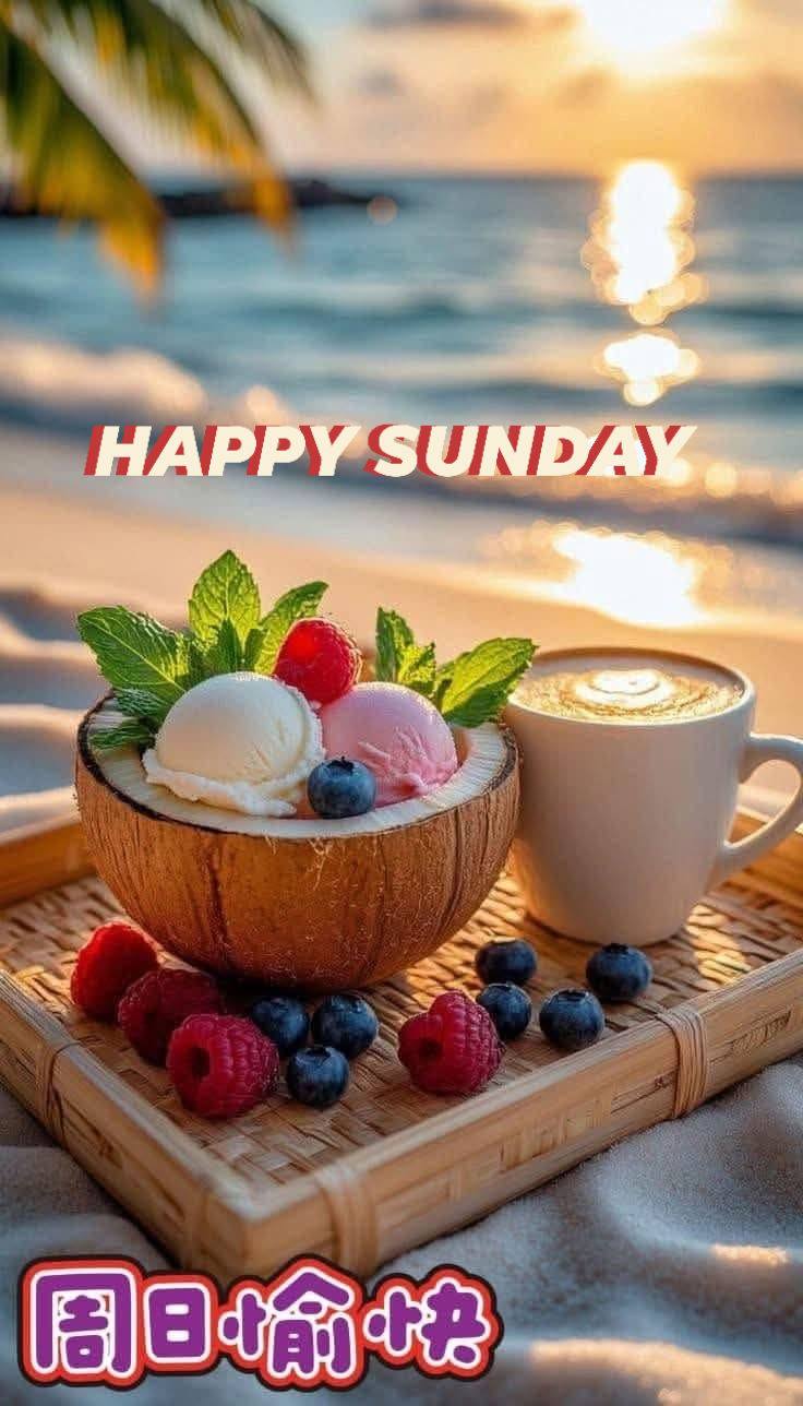 HAPPY SUNDAY 💖💖💖 GOOD MORNING 快樂星期天💞💞💞大家早安吉祥