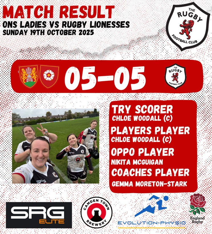 The Rugby Lionesses added a new photo. - The Rugby Lionesses