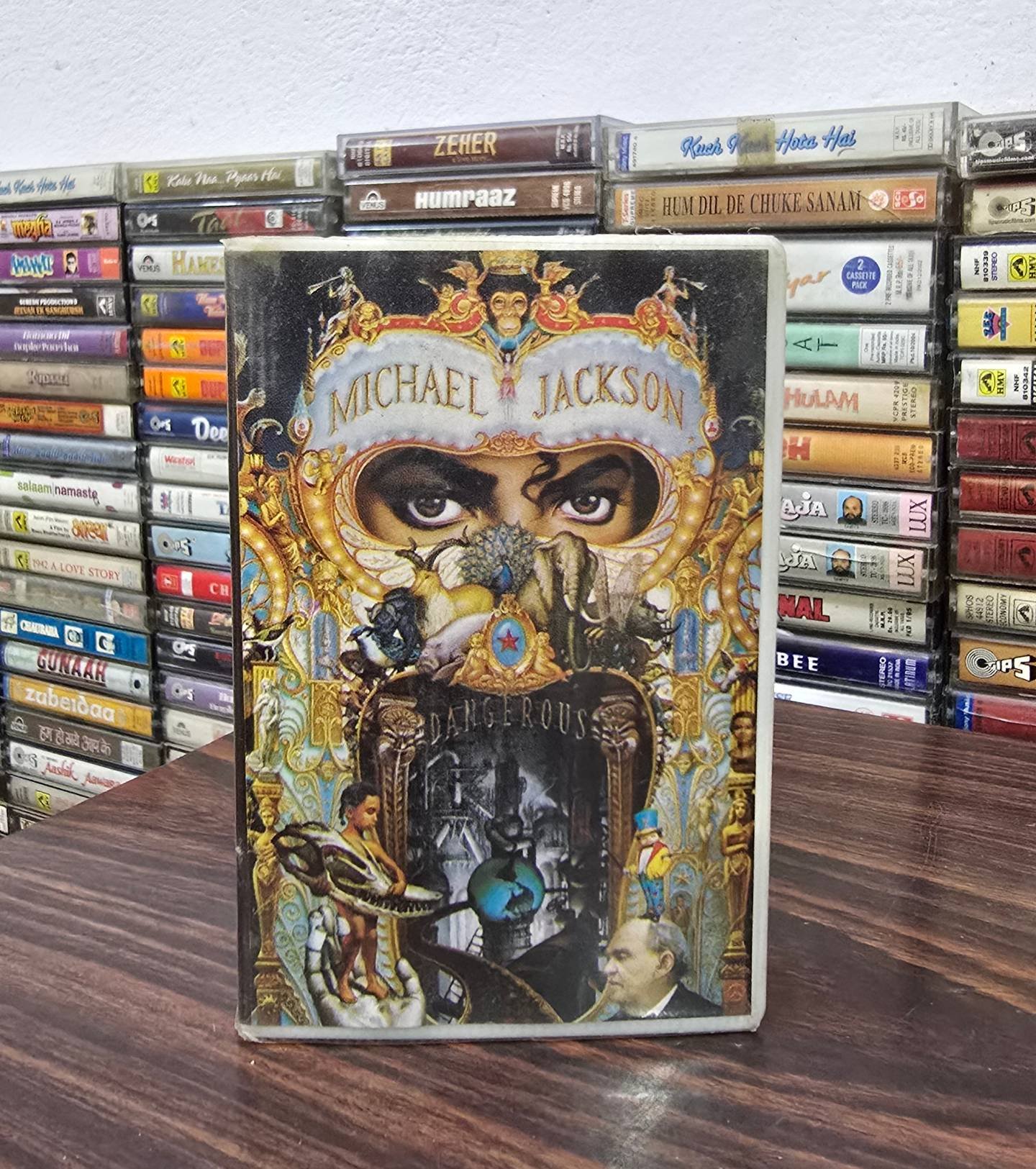 Michael Jackson dangerous indian edition chamshell audio cassette