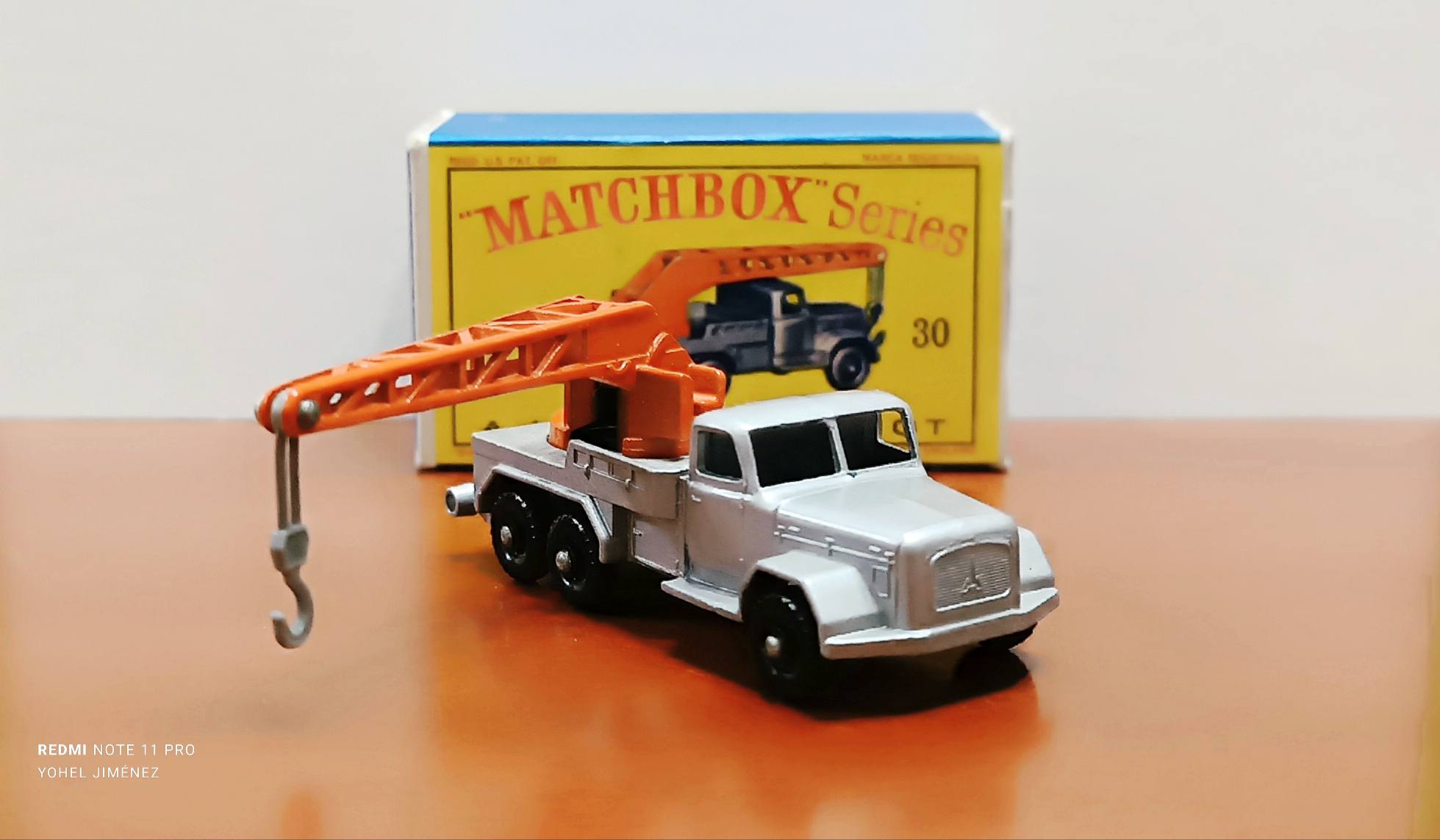 ミニカー Matchbox Superfast No.30 Crane Vintage Matchbox 8 Wheel