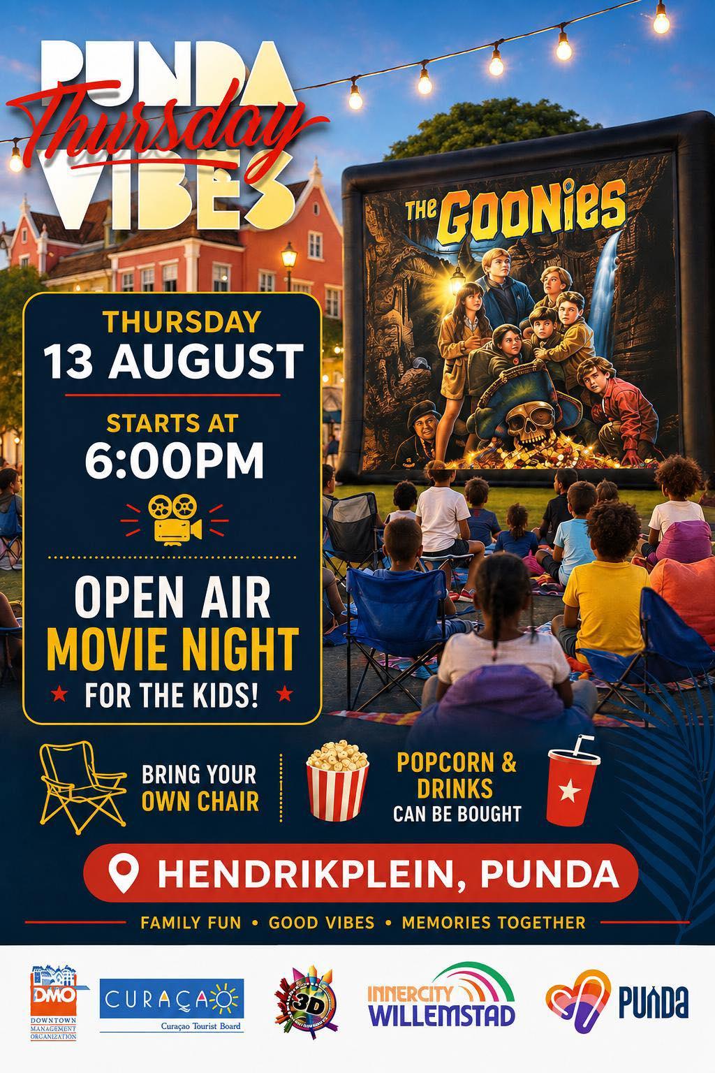 Punda - 🎬 THE GOONIES under the stars in Punda! 🍿✨ This