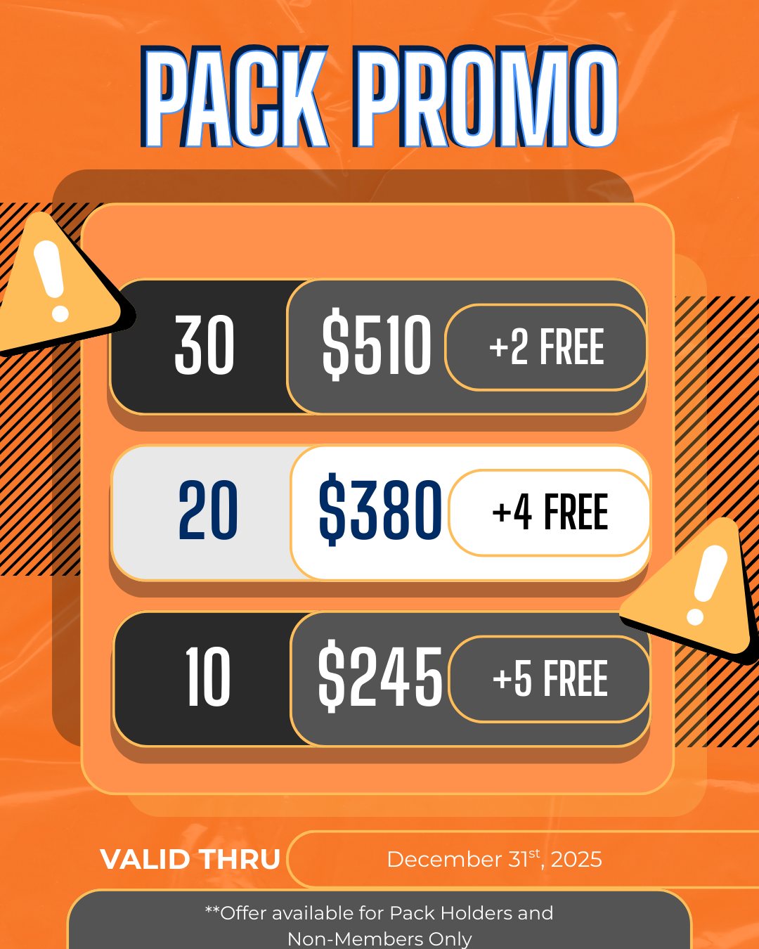 Orangetheory - ⏳ DECEMBER IS ALMOST OVER — DON’T MISS OUT! ⏳ Our Pack ...