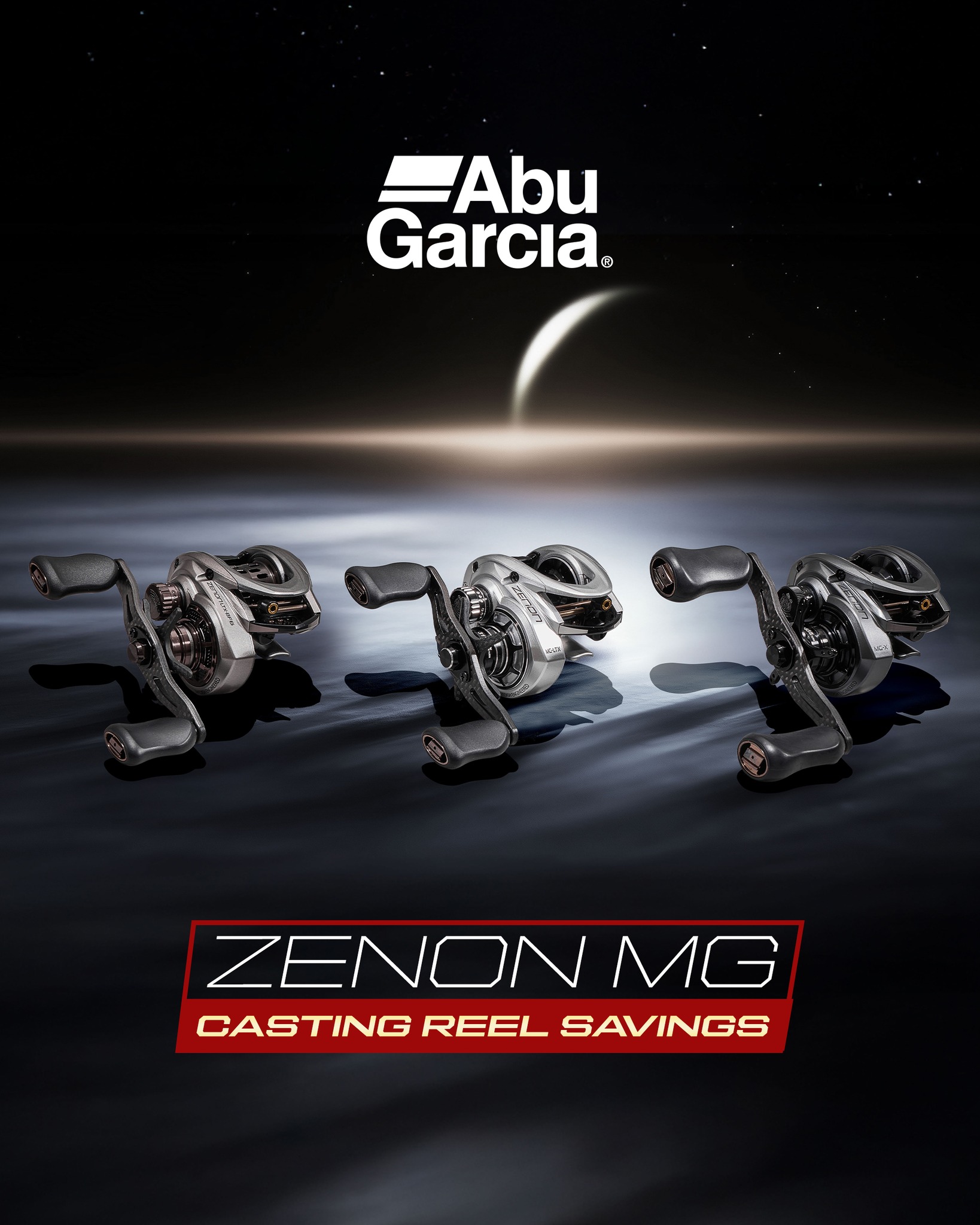 Take advantage of deep savings on three premium Abu Garcia Zenon