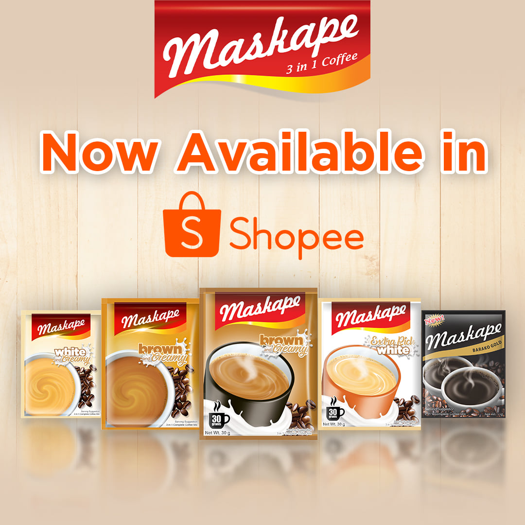 You can now shop MASKAPE in SHOPEE!!... - Maskape 3in1 Coffee