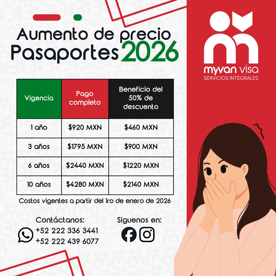 📢 Aviso importante 2026... - MYVAN VISA Servicios Integrales | Facebook