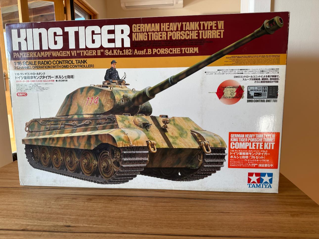 Building Tamiya King Tiger 1/16 RC tank kit