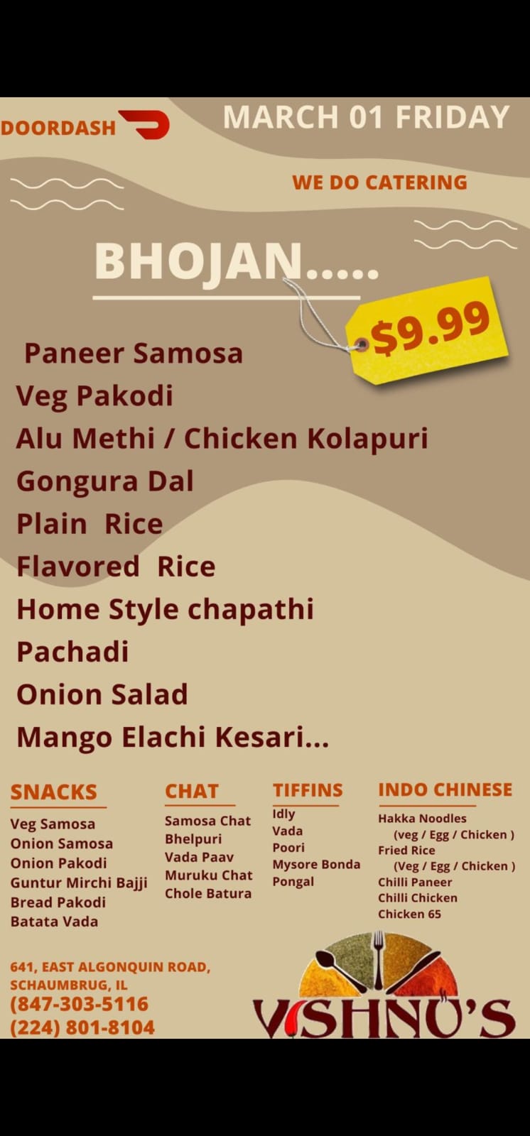 Indian Kitchen Bar & Grill on Snelling serves amazing street food