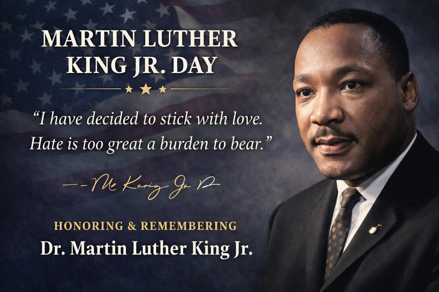 Holiday's - Today we honor the life and legacy of Dr. Martin Luther ...