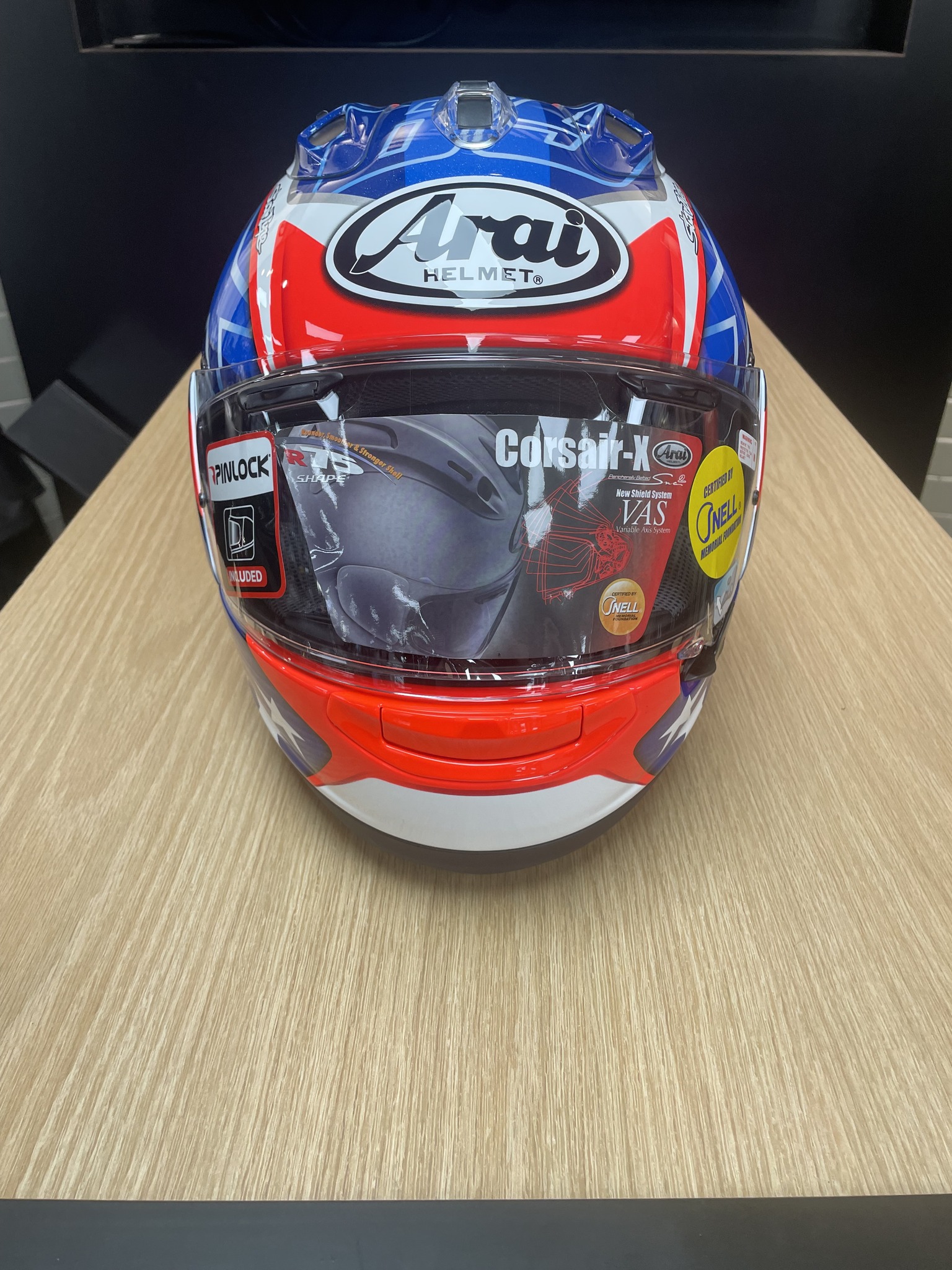 arai corsair x nicky 7 helmet NEW Corsair-X Limited Edition Medium – Ducati Bros Snell M2025D Arai Corsair-X Nicky-7 Limited Edition