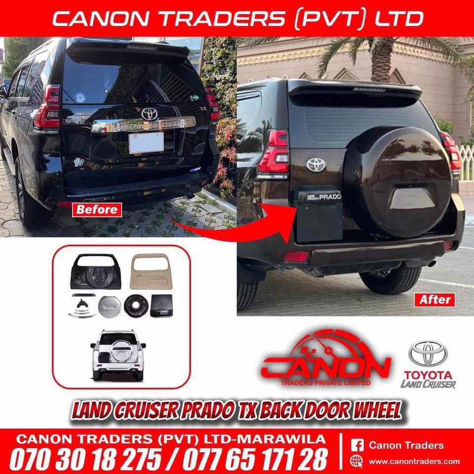 Prado 150 TX Back Door Wheel #prado150 #toyotalandcruiser