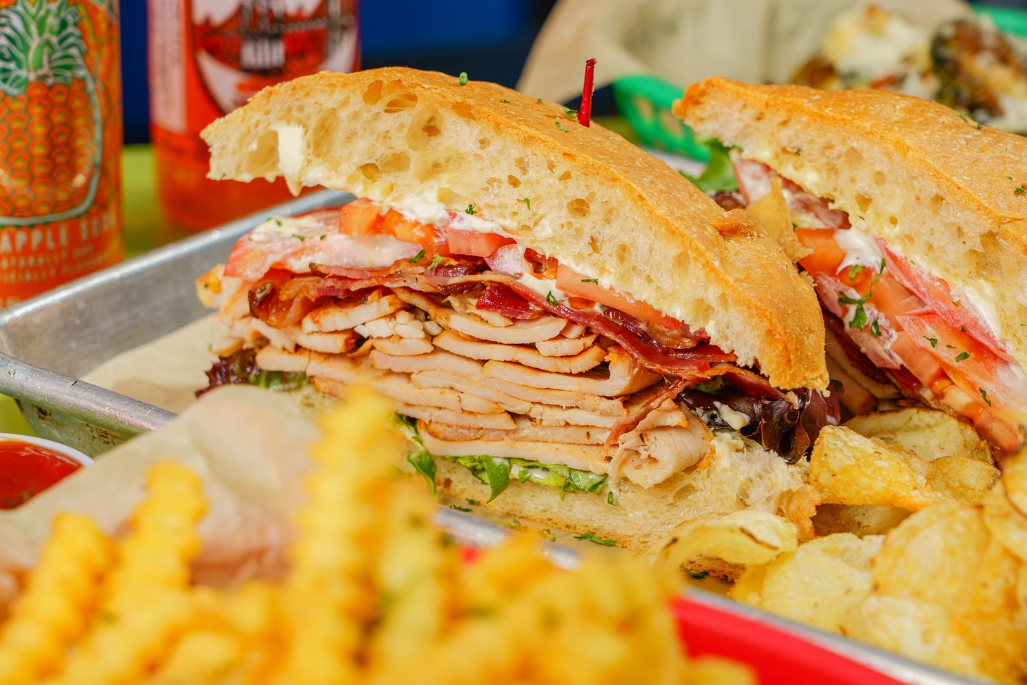 Tender Turkey Stack #turkey... - Lunchroom Sandwiches | Facebook