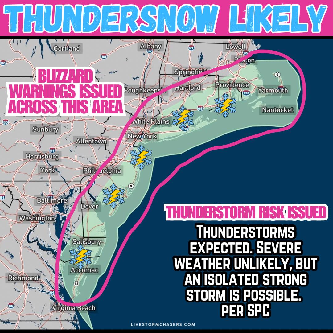 Live - ️‼️THUNDERSNOW LIKELY⚡️ General thunderstorm outlook issued can ...