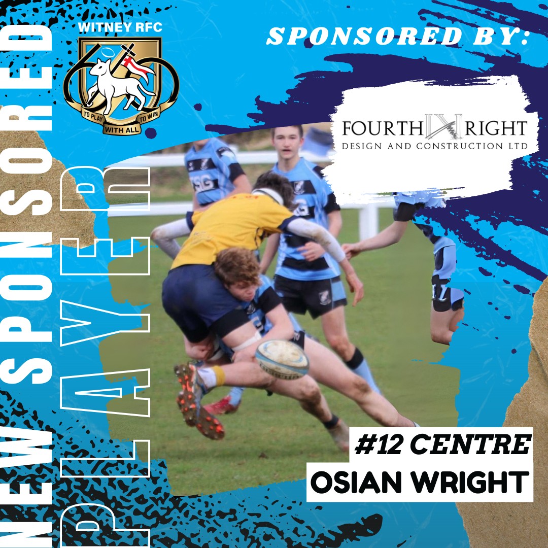 Witney RFC - 🚨 NEW SPONSORED PLAYER 🚨 A huge thank you to... | Facebook