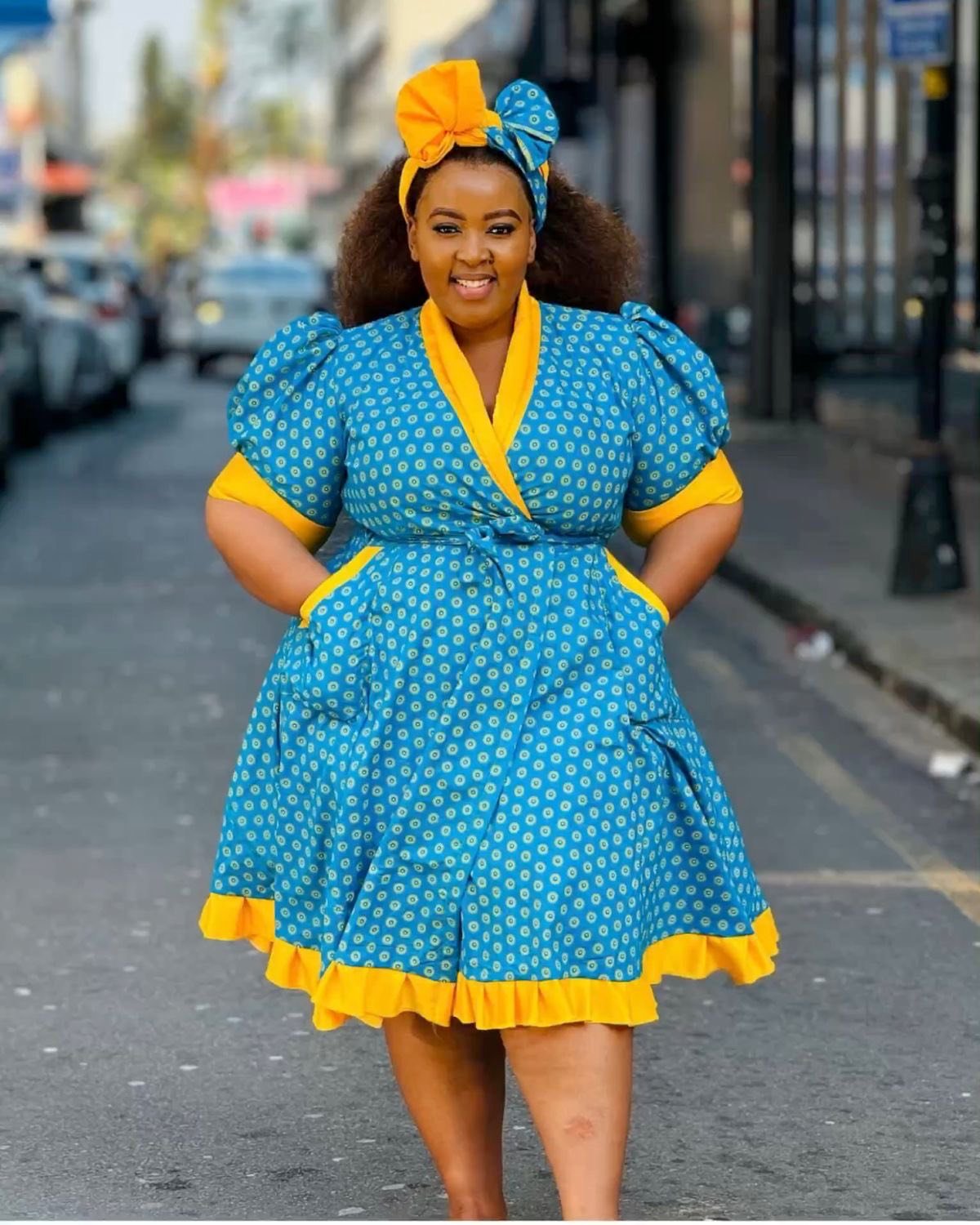 Ankara styles for chubby ladies