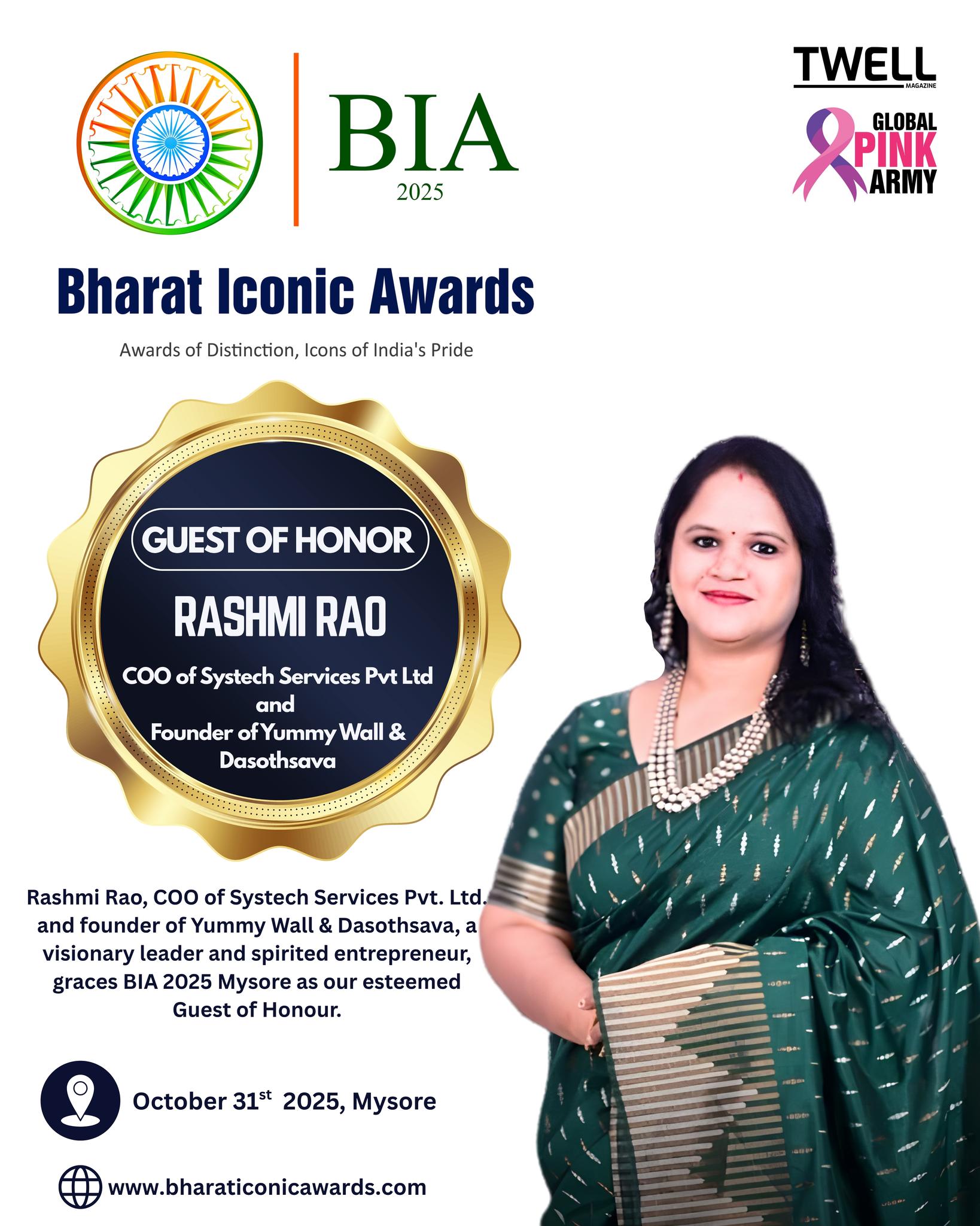 Bharat - Meet Ms. Rashmi Rao, We are honoured to welcome Ms. Rashmi Rao ...