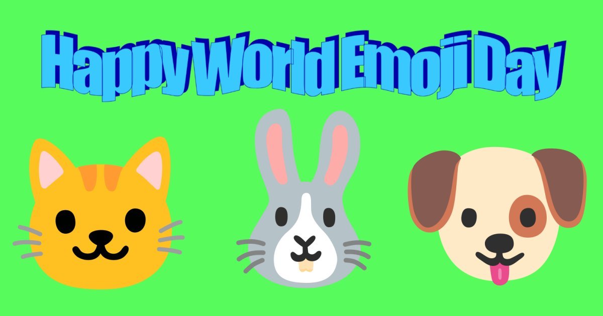 Happy World Emoji... - Boomerang Pets Mobile Microchipping