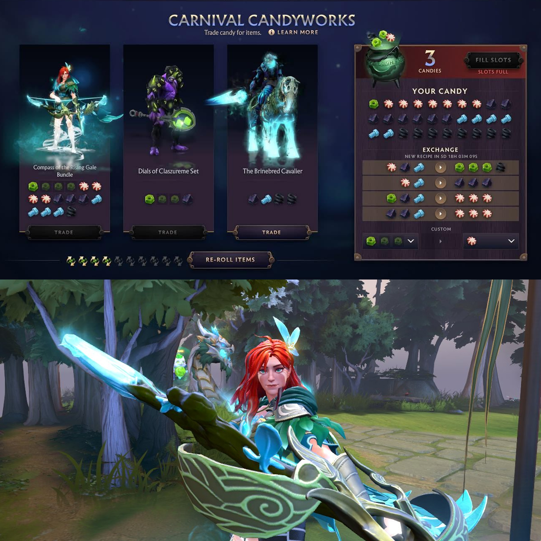 It is confirmed that you can win Windranger Arcana from the Dark