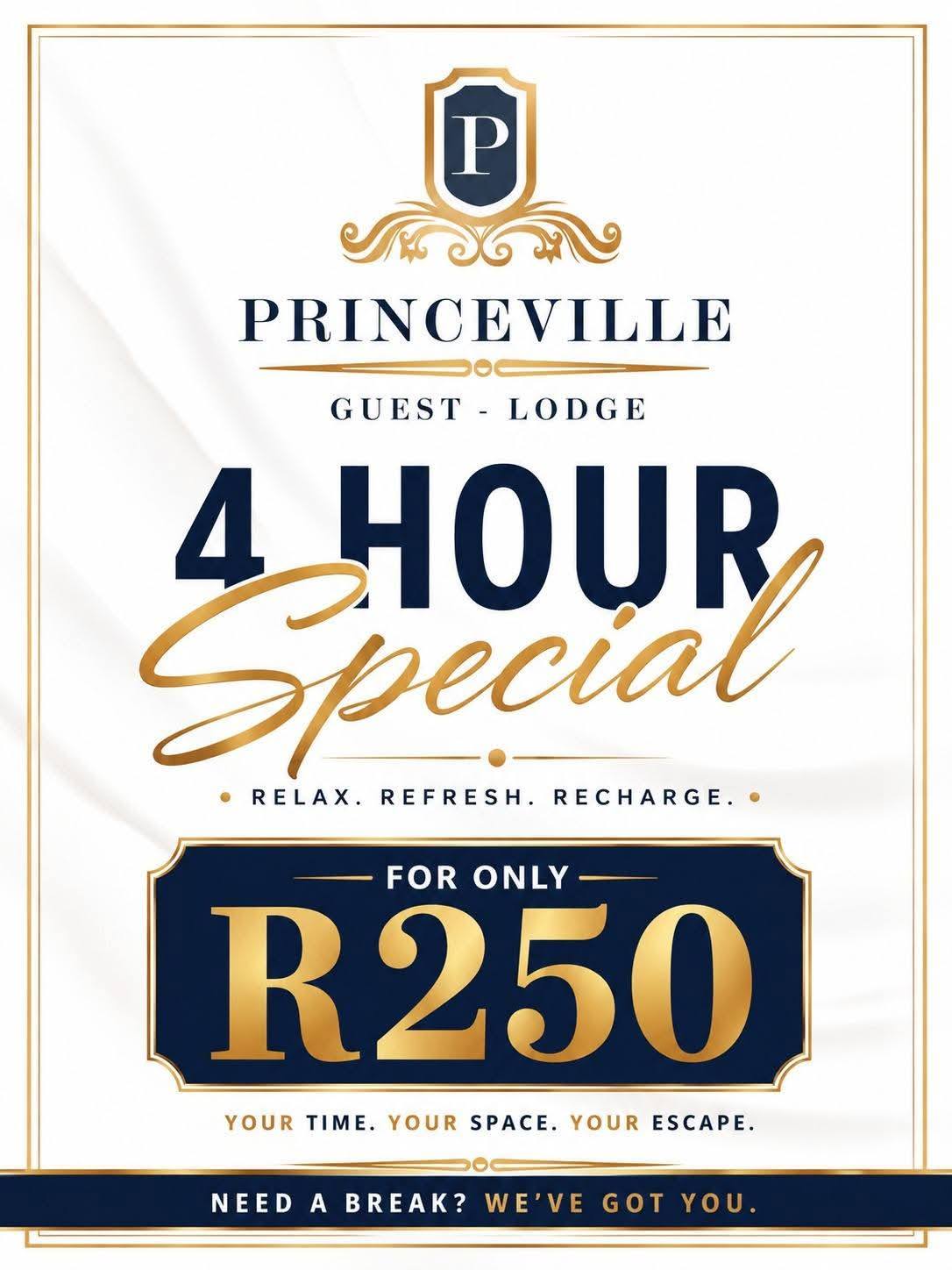 Princevillers our 4 Hour Special remains on! 📞 : 063 701 4821