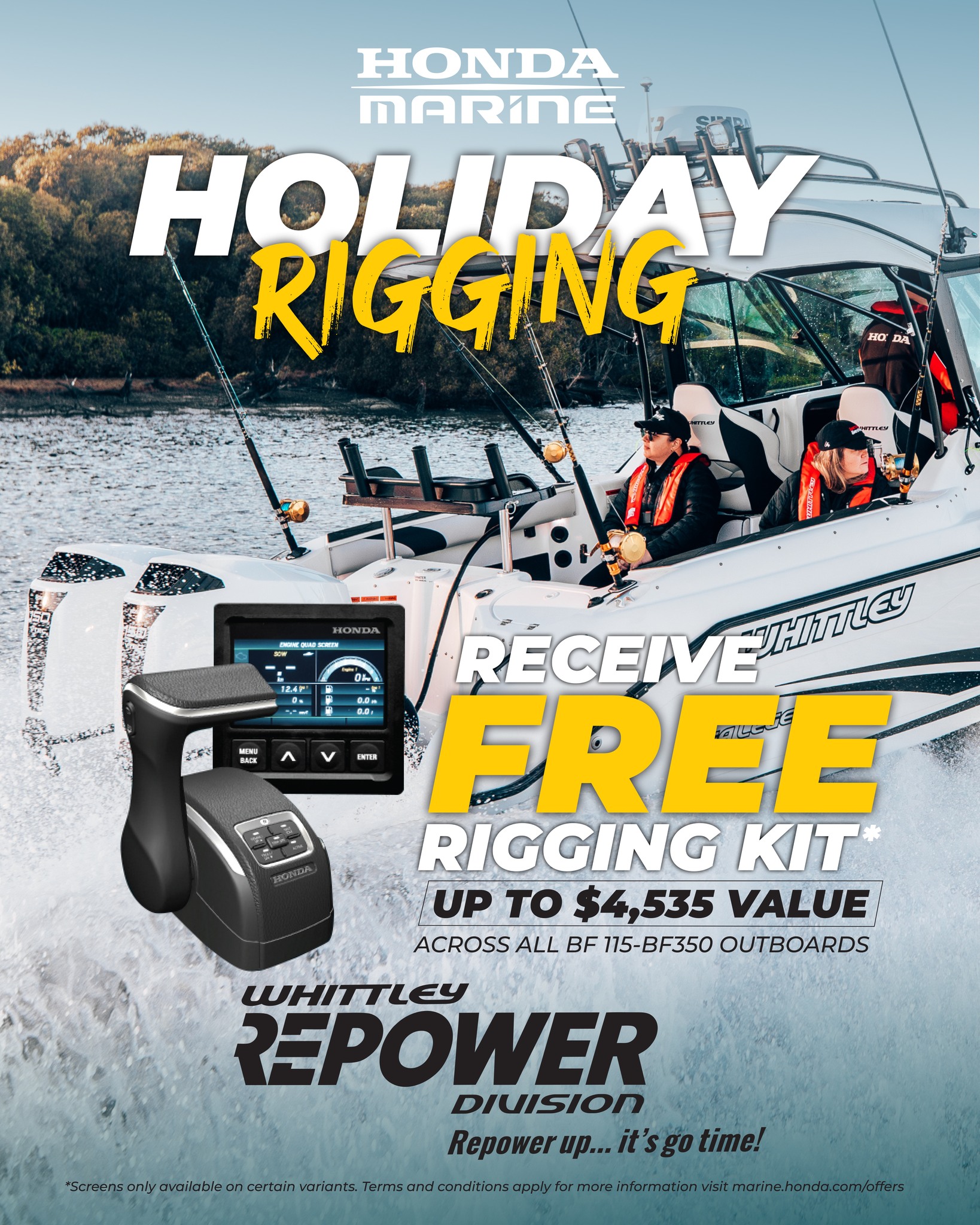 Whittley - 💵💵💵 FREE RIGGING ON ALL HONDA MODELS 115 THRU 350 HP SOLD ...