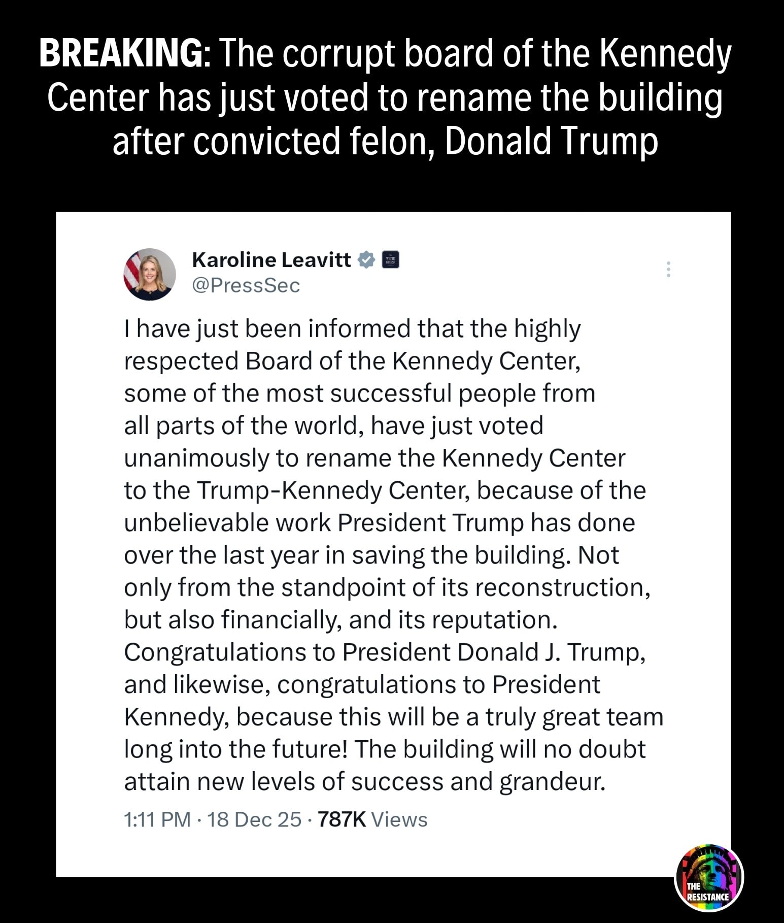 The Resistance - #BREAKING: | Facebook