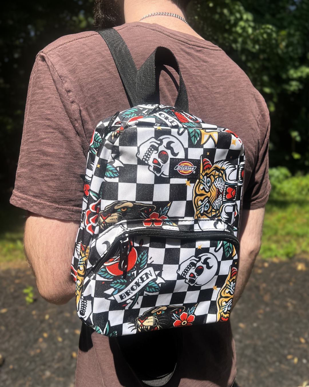 dickies backpacks mini Men's Backpack Made from polyester for a sheer coloration! Dickies Duck Canvas Mini Black