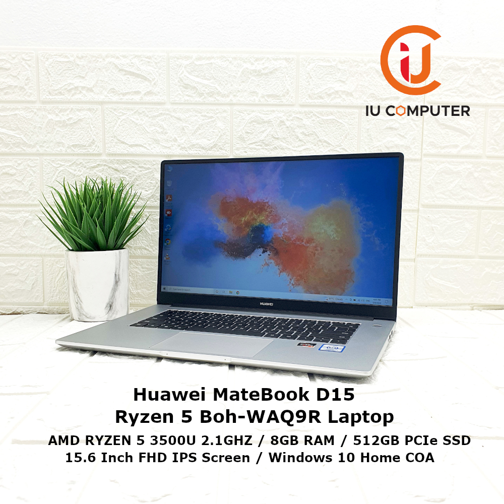 IU Computer - 🔥HUAWEI MATEBOOK D15 RYZEN 5 3500U 8GB RAM...