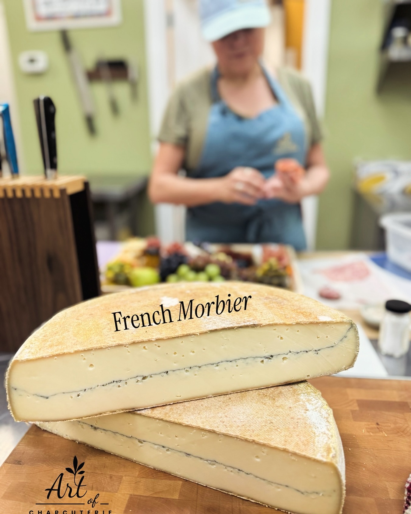 Art - October Menu 🍂~ French Morbier cheese, a Jura gem, is rustic ...