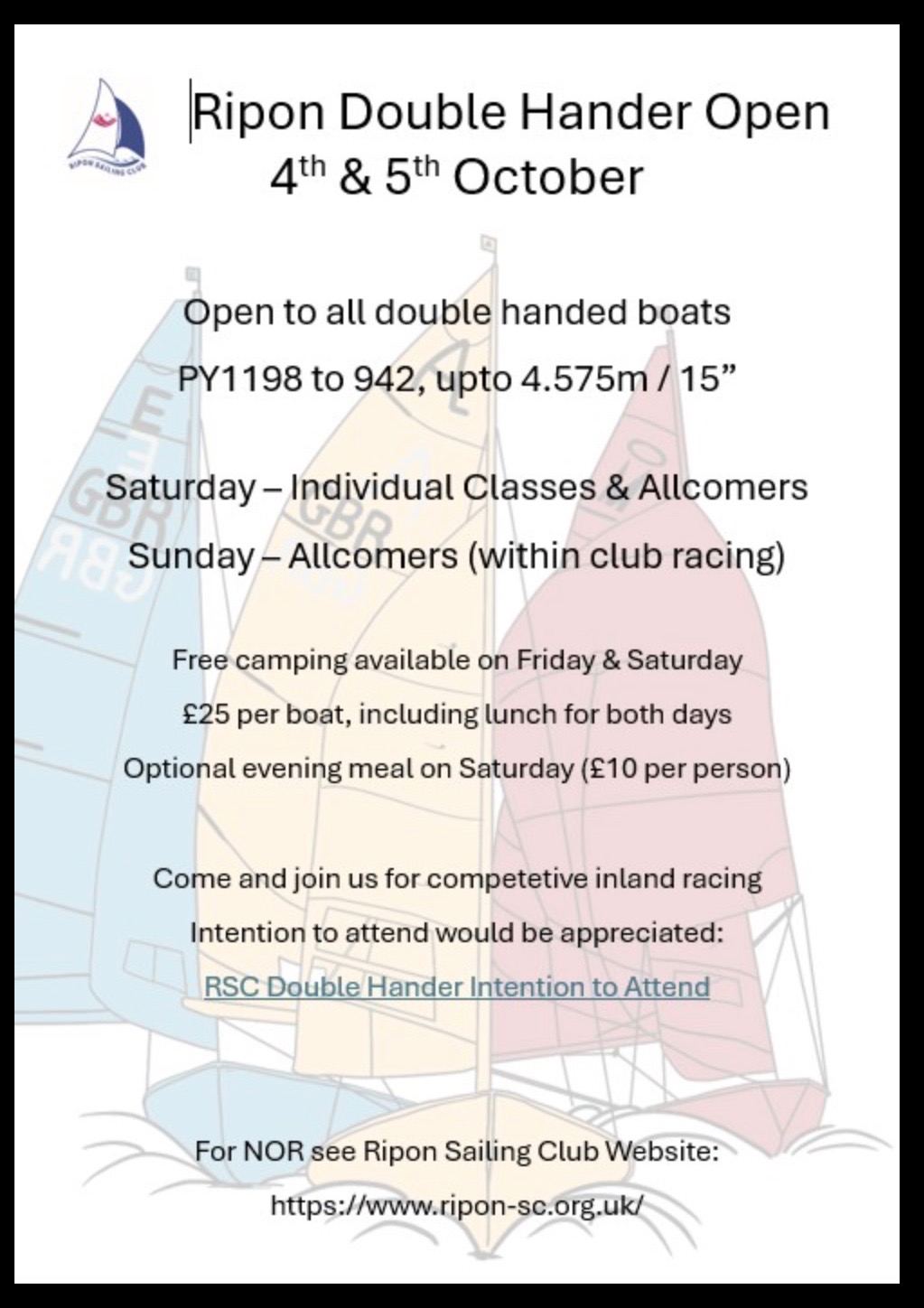 Ripon Sailing Club | Knaresborough