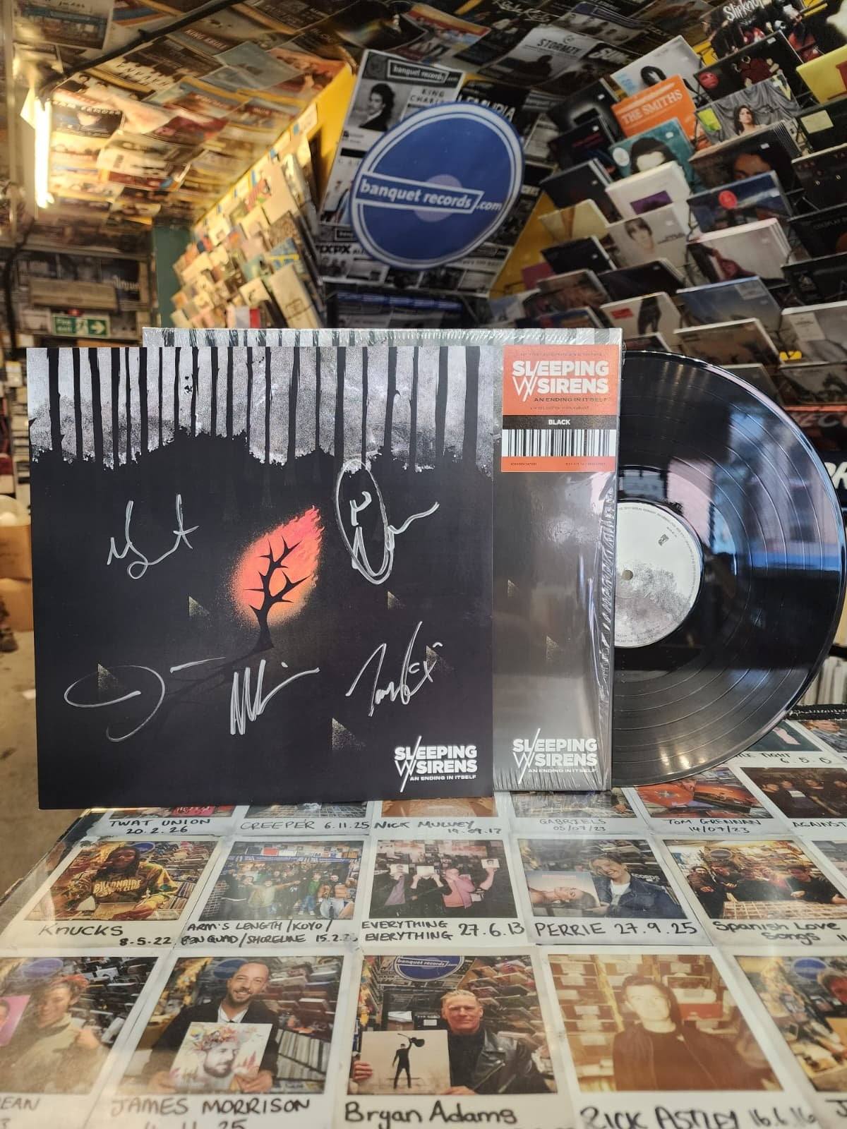 ✍️ SLEEPING WITH SIRENS ✍️ the exclusive black vinyl with