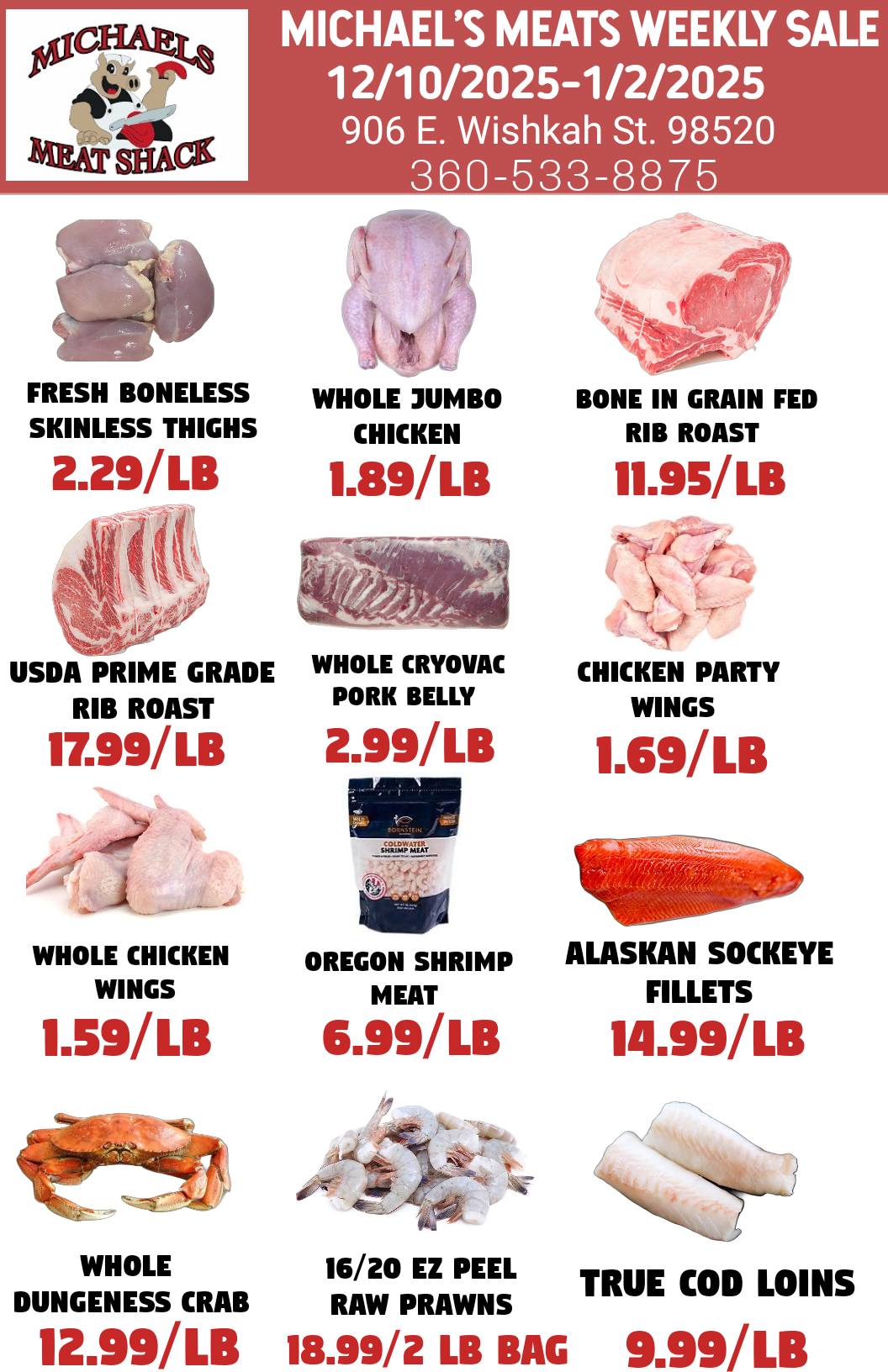 Michaels Meat Shack | Aberdeen WA