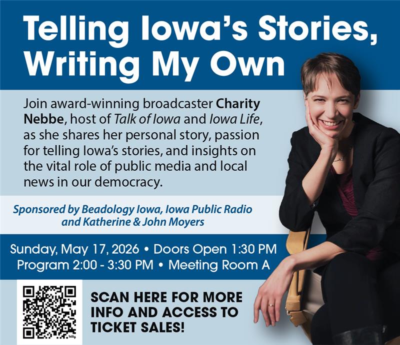 Charity Nebbe: Telling Iowa's Stories, Writing My Own
