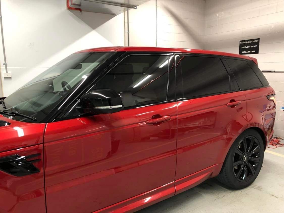 Range Rover Sport driving away... - Bespoke Window Tinting