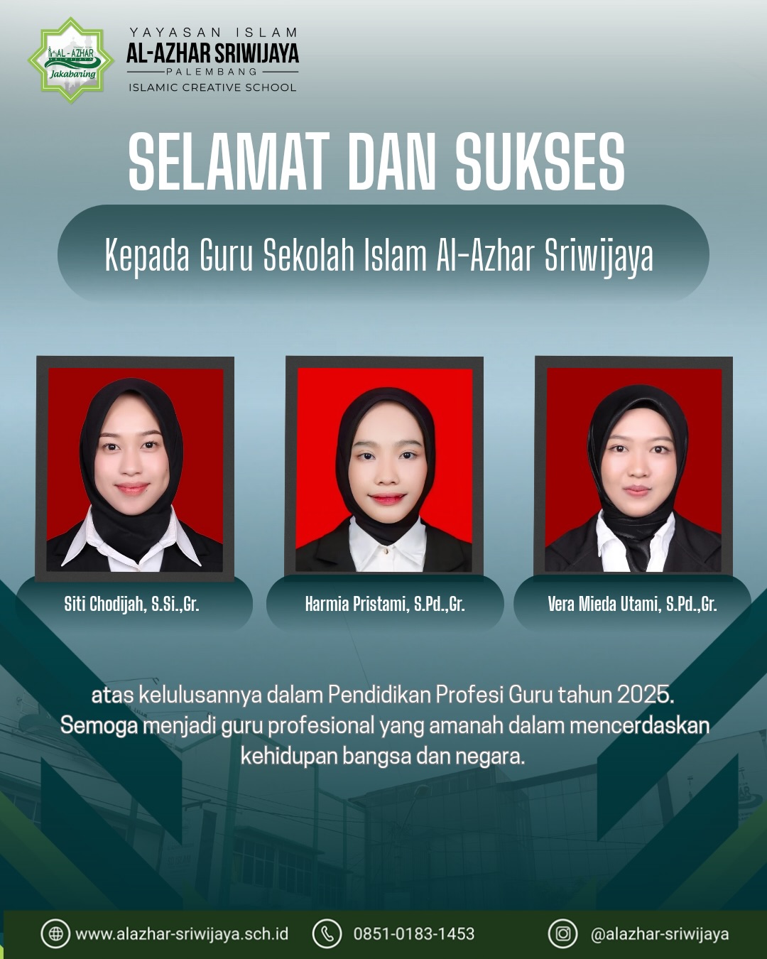 Al AZHAR Sriwijaya... - Al AZHAR Sriwijaya Islamic School