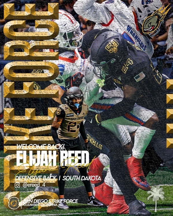 San - We're excited to welcome back Elijah Reed, who's re-signed and ...