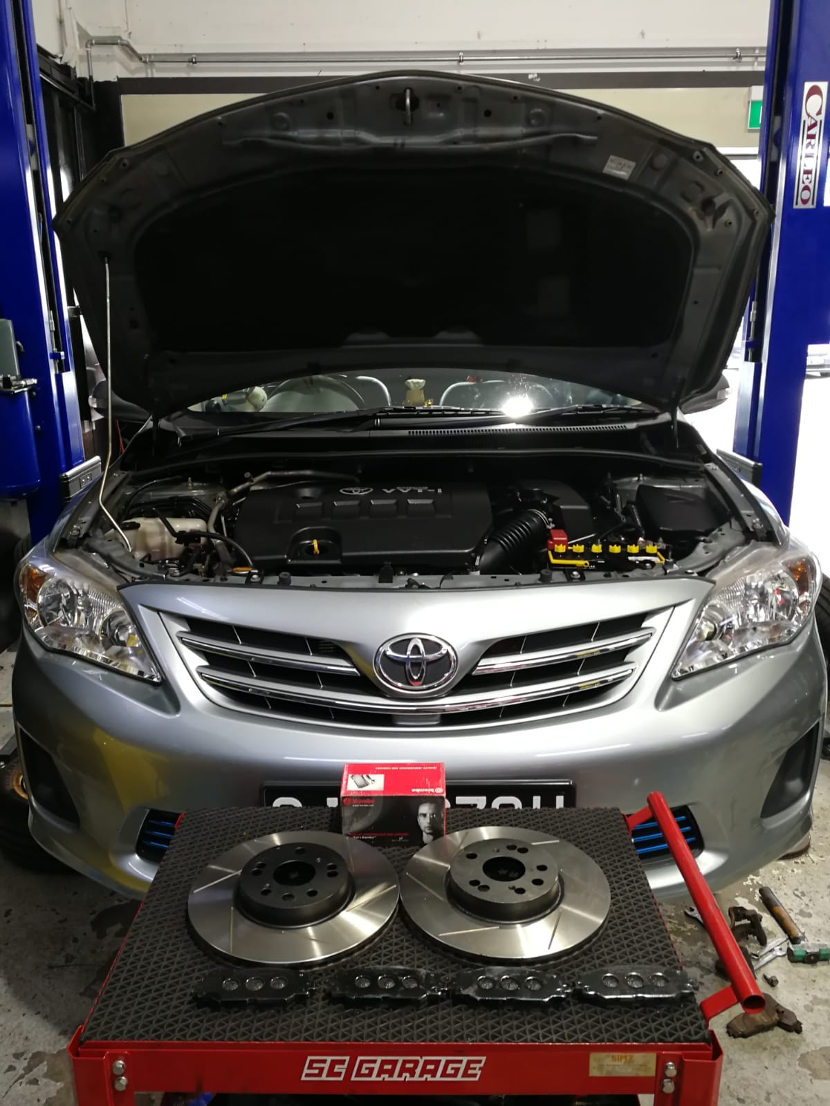 SC Garage - Toyota altis (Brembo front disc rotor and... | Facebook