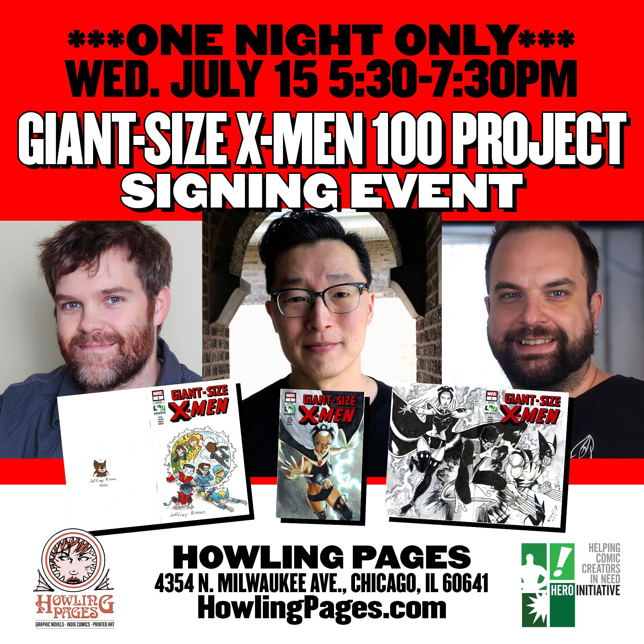 Giant-Size X-Men 100 project signing event in Chicago